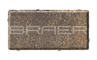  Брусчатка Braer Прямоугольник (кирпич) ColorMix 200х100х60 мм Каштан: внешний вид